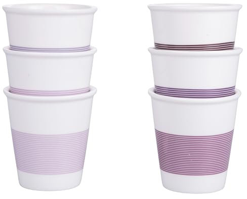 Villa d'Este Home Tivoli 1996 Daily Provence Lot de 6 tasses à café en porcelaine 60 ml