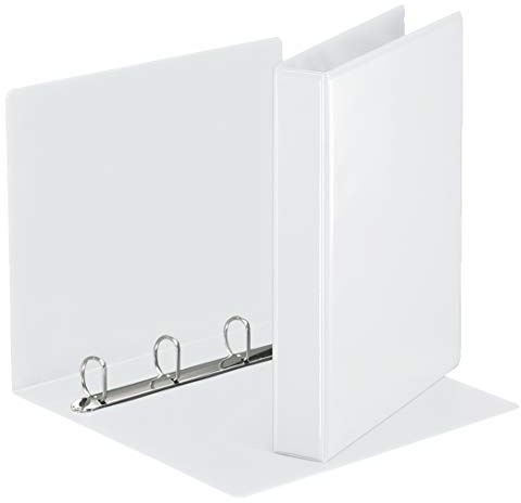 Esselte Presentationsringbok A4, 10-pack, ringbok med 4 D-ring, 30 mm, vit, 49703