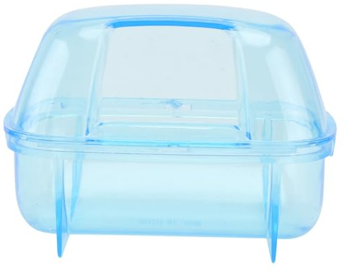 iplusmile Baño para Hámster Bañera de Plástico Lavabo para Hámster Pequeño Accesorio de Baño para Limpiar y Cuidar Tu Mascota Casa Color Aleatorio
