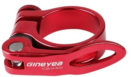 Collarino Cykelsadelstolpe Snabbfrigörande Sadelklämma 27,2/28,6 30,4 31,8 34,9 6 mm (31,8 röd)