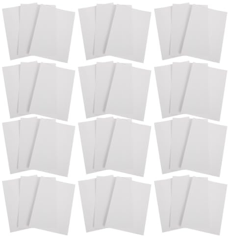 HINTRMENT 100 Hojas Adhesivas para Rompecabezas Aplicación Fácil Residuos, Papel Blanco para Preservar y Proteger Puzzles Terminados en Exhibidores