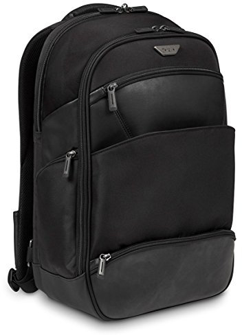 Targus Mobile VIP Business Professional Bag for 12, 12.5, 13, 13.3, 14, 15, 15.6-Inch Large Laptop Backpack, Black (TSB914EU)