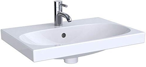 Keramag KG Acanto Waschtisch Compact, 600x420mm m. Hl, m. Ül, weiß