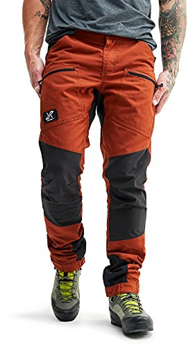RevolutionRace Herren Nordwand Pro Pants, Hose zum Wandern und für viele Outdoor-Aktivitäten, Rusty Orange, L