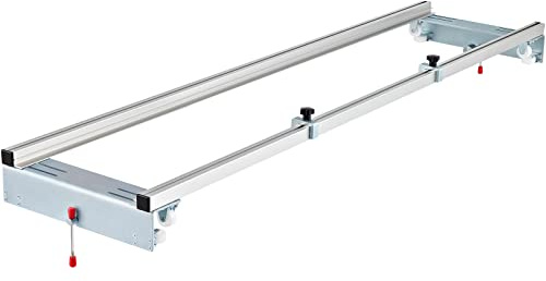 VEVOR Router Sled, 64 inches / 162.6cm Width, Slab Guide Jig for Woodworking with Locking Function, Portable and Easy to Adjust, Trimming Planing Machine for Wood Flattening, Home DIY