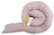 Schlangenmanufaktur® Baby Kuschelschlange Stillkissen Waffelpique Altrosa 180cm x13cm, Handgemacht in Bayern aus Öko-Tex® Materialien, Kopfschutz für Wickeltisch, Nackenrolle