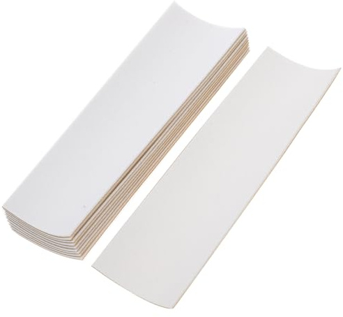TOYANDONA 10pcs skateboard Fingerboard Grip Tapes For Fingerboards grip grasp Nonslip Finger Tapes Non-slip mat white Tape small skateboard Tape For