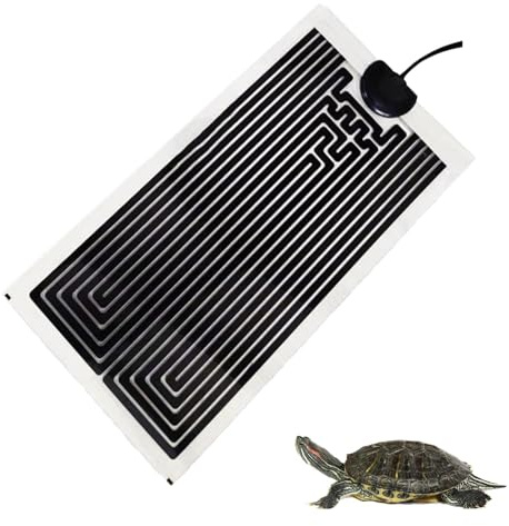 Alfombrilla calefactora para terrario, alfombrilla de calefacción para reptiles con termostato - Temperatura ajustable debajo del cojín del tanque para reptiles,Alfombrilla calefactora para reptiles