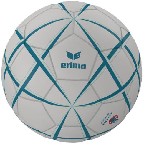 erima Balón de Balonmano Magic White (7202602) Adulto, Azul tahití/Menta, 2