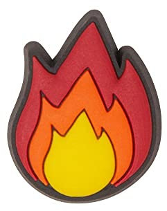 Crocs Unisex-Erwachsene Trendy Shoe Charms | Jibbitz for Schuhanhänger, fire