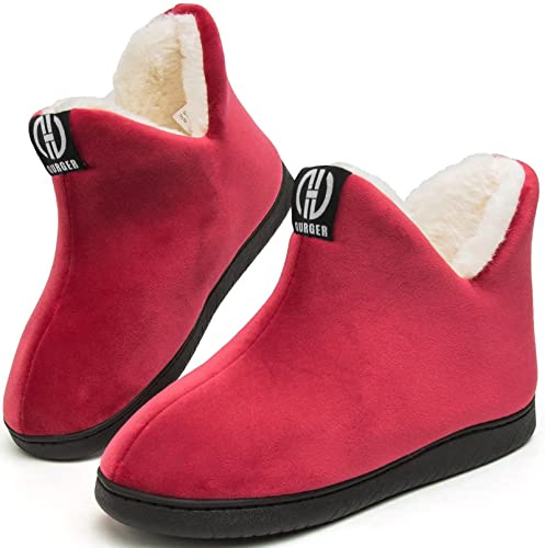 GURGER Botas de Estar por Casa Hombre Mujer Invierno Botas Pantuflas de Casa