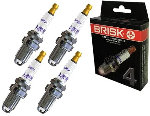 Brisk Extra DR15TC 1329 Lot de 4 bougies d'allumage