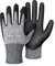 KAYGO Cut Resistant Work Gloves - 2 Pairs, Level C Protection, MicroFoam Nitrile Coated Good Grip Machine Washable, Cut Proof Safety Gloves EN388 4X42C, Ideal for General Purpose, KG21N (Grey, M)