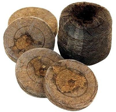 GaRdeNs Jiffy Torba pressata 24 mm (Confezione da 100 unità)