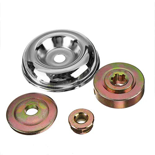 TENREV Kit de Pieza de Adaptador, Cabezal de Corte, cortadora de césped, desbrozadora, Placa de Empuje, arandela Protectora, Placa de Conductor for S FS120 FS130 FS130R Accesorios de Repuesto