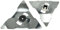 vhbw 2X Ersatz-Messer kompatibel mit Robomow MC-Modelle, MS 1000 (2014-2016) Rasenmäher - Ersatzklinge Silber, Edelstahl