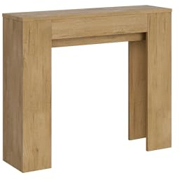 BS COM Console Extensible 90x25/181 cm Slick Chêne Nature
