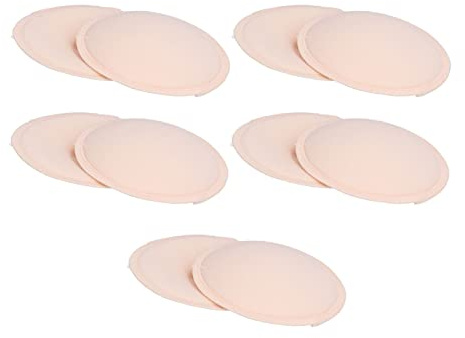 Fauitay återanvändbara amningsinlägg, 3D-stereoskopisk design med baksida för graviditeten, 10 stycken mjuka amningsinlägg av bomull med hög absorptionsförmåga