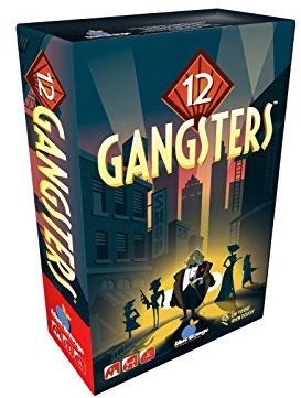 Blue Orange, 12 Gangsters, Familienspiel, Kartenspiel, 3-6 Spieler, Ab 8+ Jahren, 15+ Minuten, Deutsch, Mehrsprachig