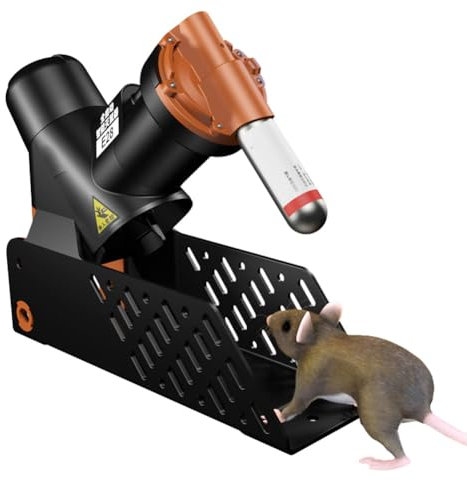 Breadom Intelligentes automatisches Rattenfallen-Set, Ersatz-Ersatzteile, Humane Mausefalle, Heim-Mausefallenmaschine, langlebig