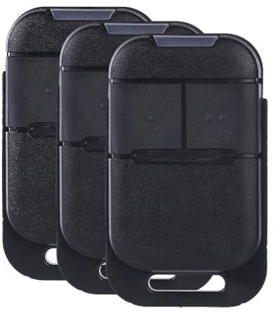 3 pour 2401539 - Télécommande Motorisation Portail Portes de Garage 2 Canaux 433.42MHZ Garantie de 3 Ans