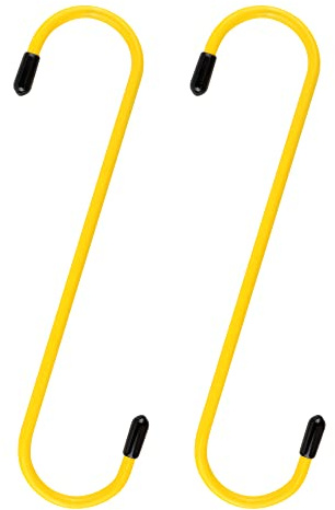 Car Brake Caliper Hangers for Repair Axle,Brake Pads,Braking,Brake Caliper Hooks with Rubber Tipped for Brake Hoses Protection,Essential Automotive Tools for Most Car SUV Truck (Yellow)