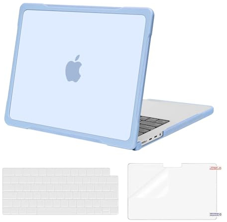 MOSISO Compatible with MacBook Pro 14 inch Case 2026-2021, Air Blue
