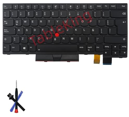 Table-King Teclado retroiluminado de Repuesto para Lenovo Thinkpad T470 T480 A475 A485 (España Latina)