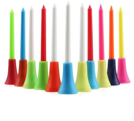 GXQZSZ Coussin Top Golf Tees 50 Pack, Tees de Golf en Caoutchouc en Plastique, 3 1/4 Pouces pour YourChoice, Cadeau pour Le Golfeur ou la Famille