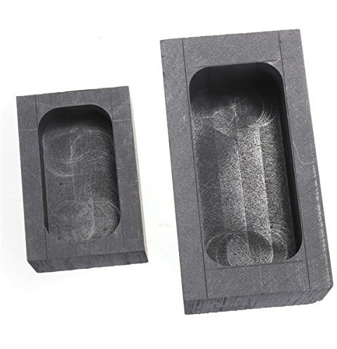 MASUNN High Purity Graphite Casting Melting Ingot Mold For Gold & Silver -750G