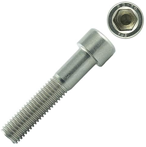 Eisenwaren2000 | Viti a Testa Cilindrica Con Esagono Incassato M8 x 40 mm (20 Pezzi) - ISO 4762 - DIN 912 - Filettate - Acciaio Inox A2 V2A