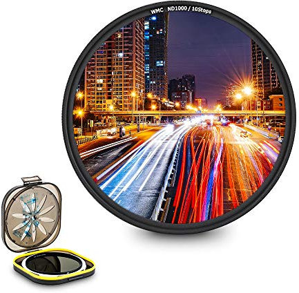 JJC - Filtro de Densidad Neutra ND1000 de 40,5 mm con Funda de Filtro para Sony Alpha A6600 A6500 A6400 A6300 A6000 + Lente Sony E de 16-50 mm y Otra Lente de Rosca de 40,5 mm