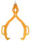 Log Lifting Tongs 21 Log Skidding Lifting Tongs Log Lifter Dragging Tongs Timber Grab with Handle, Steel Heavy Duty Grapple Timber Claw for Garden Wood Log Lifting Handling Dragging Carrying