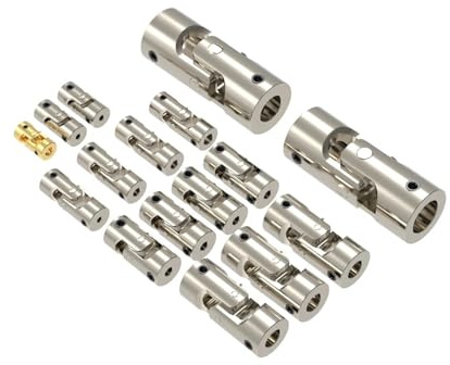 Joint universel en métal for bateau et voiture Rc, couplage de Cardan, 2mm/2.3mm/3mm/3.175mm/4mm/5mm/6mm/8mm/10mm, connecteur de cardan de moteur d'arbre(D11L23-5mmx5mm)