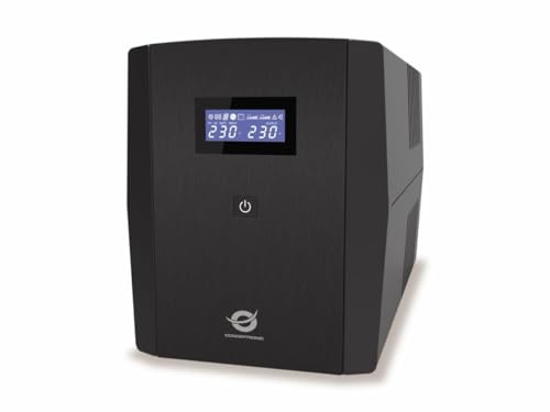 CONCEPTRONIC ZEUS08EM 1500 VA 900 W USV, IEC x 3, Schuko x 2, HID USB, AVR