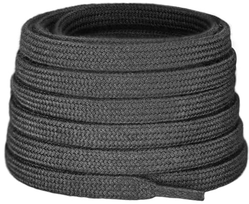 Lacesgian Cordones Planos 8 mm para Botas – Fibra de Aramida Resistente al Calor para Trabajo y Senderismo