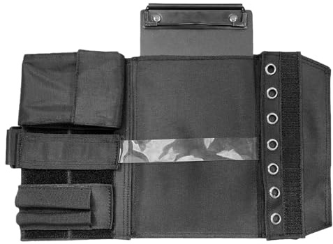 Pilot Kneeboard, tabla de escritura de 7 ranuras con correa para las piernas, portapapeles con soporte para bolígrafos para tarjetas, documentos, hogar, escuela, notas, listas de verificación