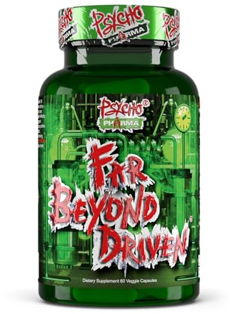 Psycho Pharma Far Beyond Driven, for Increased Energy to Burn with Improved Focus, Positive Mood.