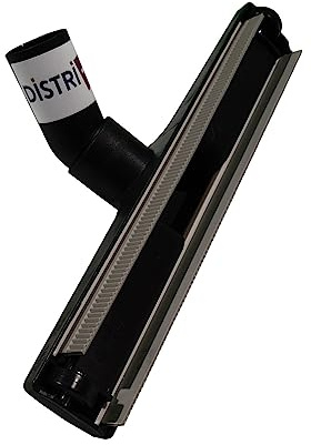 Distri+ - Suceur Eau à roulettes Universel 300 mm pour aspirateur Tube ø 32 mm - Compatible avec Nilfisk, Karcher, Miele, Electrolux, Numatic, Rowenta, Philips - Bandes Caoutchouc (ø 32 mm)