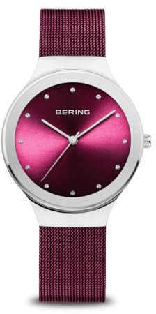 BERING Damen Uhr Quarz Movement - Classic Collection mit Edelstahl und Saphirglas 12934-909 - Wasserdicht: 3 ATM