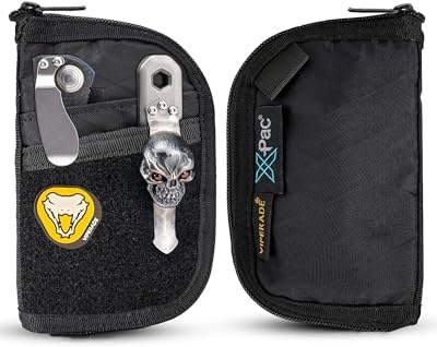 VIPERADE VE10 Small EDC Pocket Pouch, Compact Nylon EDC Organizer Pouch for Men, Small Tool Organiser with 7 Pockets, Mini Tool Organizer for Multitools