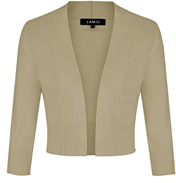 MINTLIMIT Womens Cardigan Open Front Elegant Dress Cardigans for Ladies,Camel,XXL