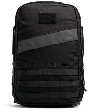 GORUCK Rucker 4.0, Black With Black Embroidery, 20L US, Fitness Ruck Pack