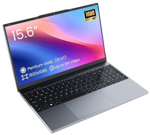 Phatom 15.6 FHD Laptop Computers, Compatible with Windows 11, Pentium Gold (Beats Pentium, Celeron), Cooling Fan, 4GB RAM, 128GB SSD, Up to 2TB, HDMI, for Business, Student