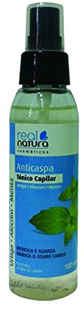 Real Natura - Tónico Capilar Pro-Anticaspa - Control Efectivo de Caspa - Ingredientes Naturales - Alivio del Picor - Uso Diario - Fragancia Refrescante - 100 ml
