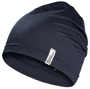 Jack Wolfskin Unisex Kinder Travel K Beanie-Mütze, Night Blue, M EU