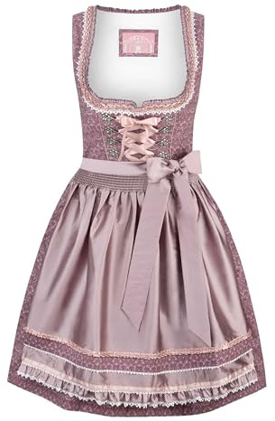 Wiesnwuid Dirndl Ruby Vestido, Frutas del Bosque, 32 Mujeres