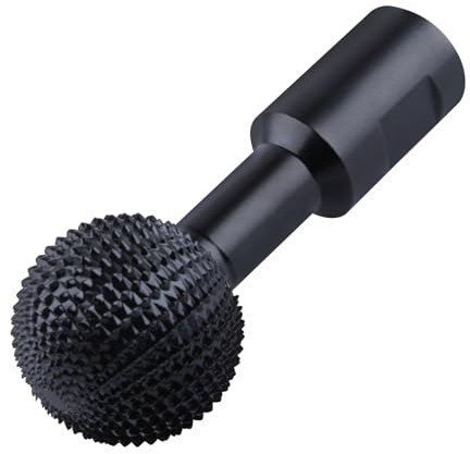 SPEEDWOX Fraise rotative sphérique avec filetage 5/8-11 pour meuleuse d'angle de 10,4 cm et 12,7 cm, meuleuse à bois, gouge à boule, outils de sculpture électrique pour creuser le bois, rainurer les
