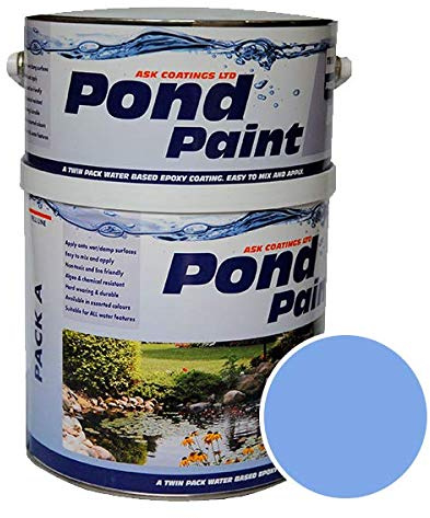 Water Based Epoxy Resin Pond Paint 2.5L (Light Blue)