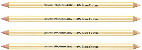 Faber-Castell 185712 - Radierstift Perfection 7057, doppelseitig (4er Pack)